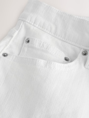 White Slim Cropped Jeans - Image 9 of 10
