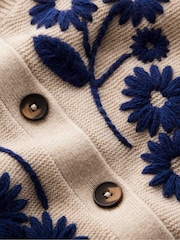 Boden Natural Frill Detail Waistcoat - Image 6 of 6