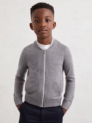 Reiss Grey/White Clifford Jacket - Image 3 of 4