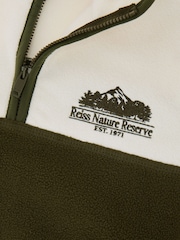 Reiss Mahon Nature Reserve Colour-Block Zip Fleece - Imagen 5 de 5
