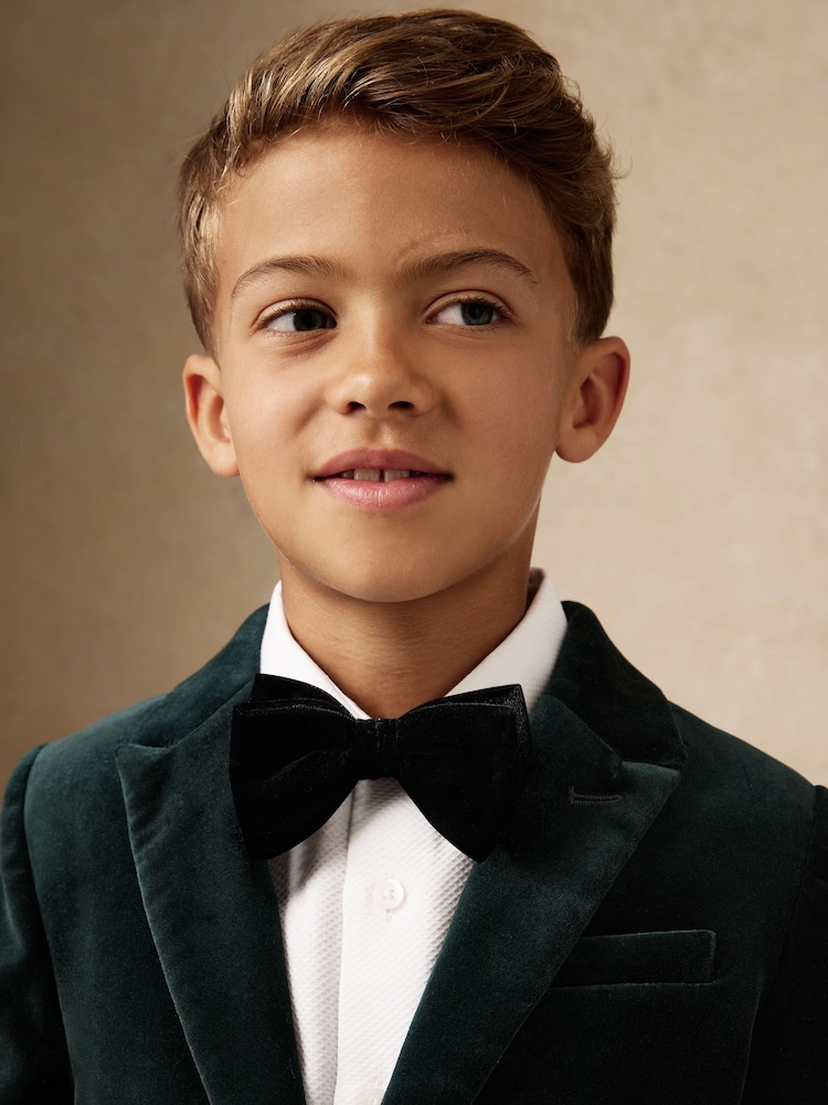 Reiss Black Hike Velvet Bow Tie - Image 5 of 5 Reiss Black Hike Velvet Bow Tie - Image 5 of 5