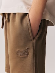 Superdry Brown/White T-Shirt and Short Set - Image 6 of 6