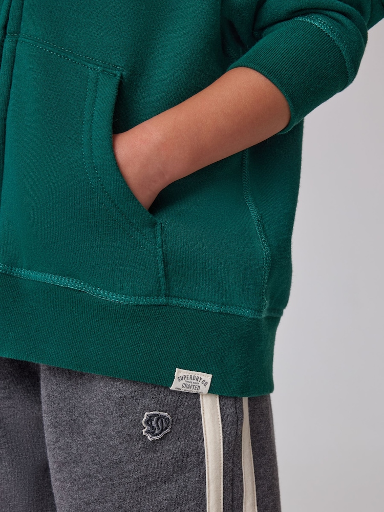 Superdry Green Sweat Top & Joggers Set - Image 5 of 5