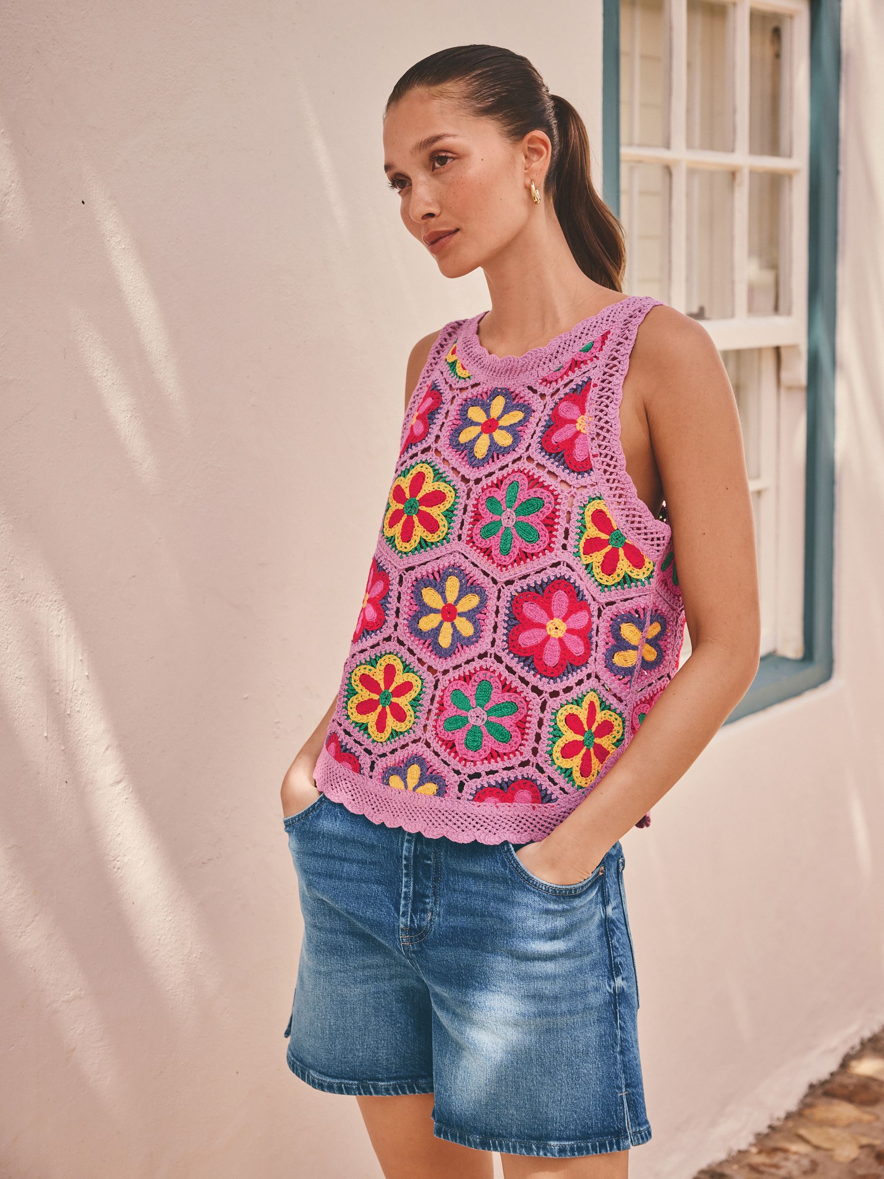 K*K様 Ameri LOW RESOLUTION FLOWER KNIT TO K*K様 Ameri LOW