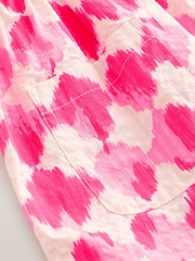 Neon Pink Soft Checkerboard Print Sleeveless Playsuit (3mths-7yrs) - Image 7 of 8