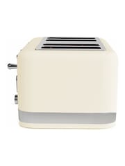 Laura Ashley Dove Grey 4 Slice Toaster - Image 5 of 6
