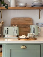 Laura Ashley Sage Leaf 4 Slice Toaster - Image 3 of 7