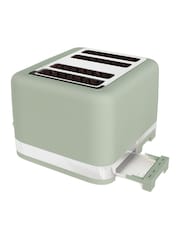 Laura Ashley Sage Leaf 4 Slice Toaster - Image 7 of 7