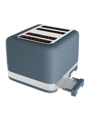 Laura Ashley Dark Slate 4 Slice Toaster - Image 5 of 6