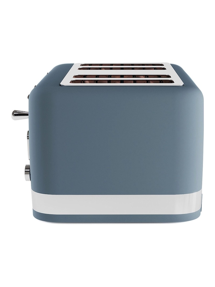 Laura Ashley Dark Slate 4 Slice Toaster - Image 6 of 6