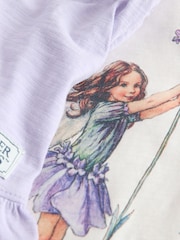 Ecru White Flower Fairies Shorts Set (3mths-7yrs) - Image 7 of 8