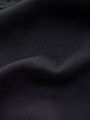 Black/White Ribbed Racer Tank Vest Sleeveless Top - Image 3 of 3