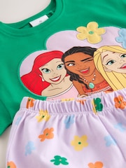 Green Disney Princess Shorts Set (3mths-7yrs) - Image 12 of 14