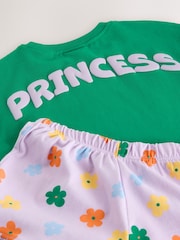 Green Disney Princess Shorts Set (3mths-7yrs) - Image 13 of 14