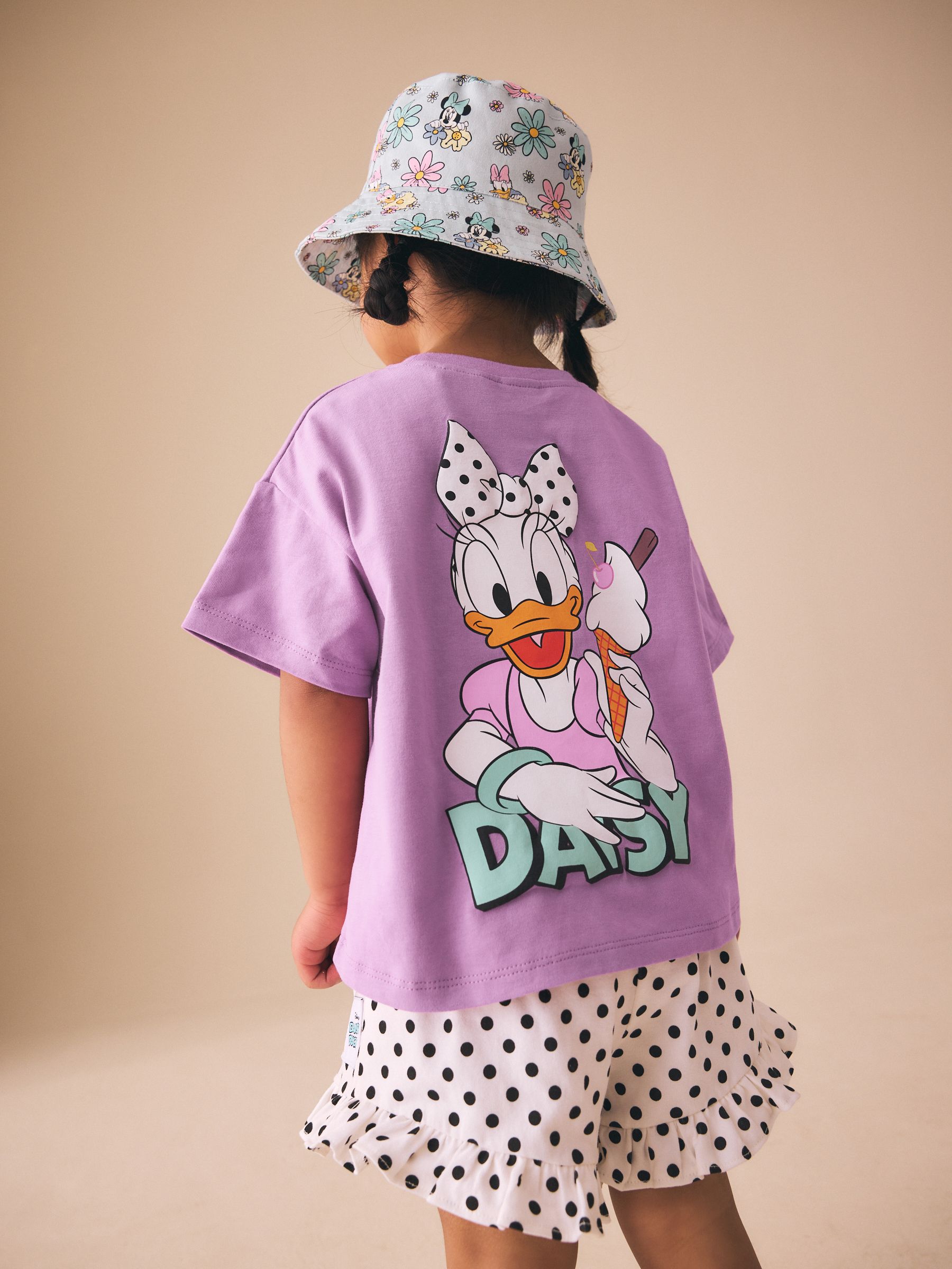 Buy Purple Disney Daisy Duck Shorts Set (3mths-7yrs) from the Next