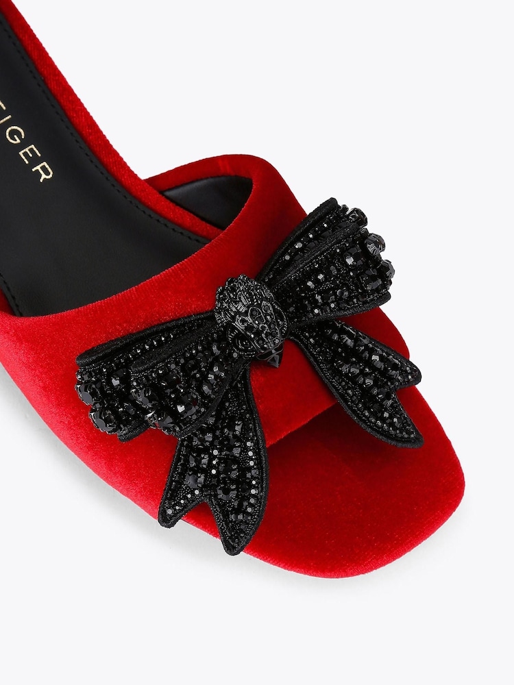 Kurt Geiger London Kensington Bow Flat Shoes - Image 5 of 5 Kurt Geiger London Kensington Bow Flat Shoes - Image 5 of 5