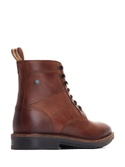 Base London Brown Dickson Pull Up Boots - Image 4 of 4