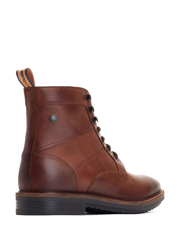 Base London Brown Dickson Pull Up Boots - Image 4 of 4