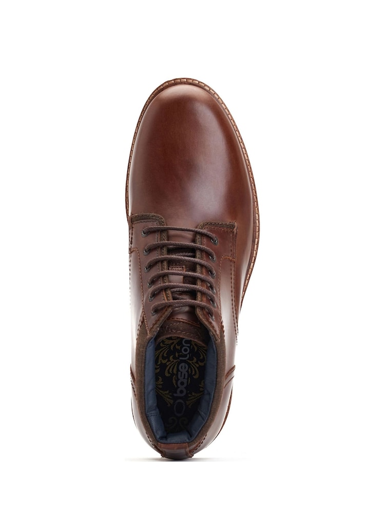 Base London Brown Dugan Waxy Boots - Image 2 of 4