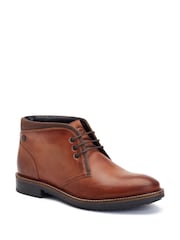 Base London Brown Bartlett Pull Up Boots - Image 3 of 4