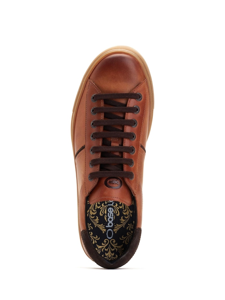 Base London Brown Beck Pull Up Shoes - Image 2 of 4