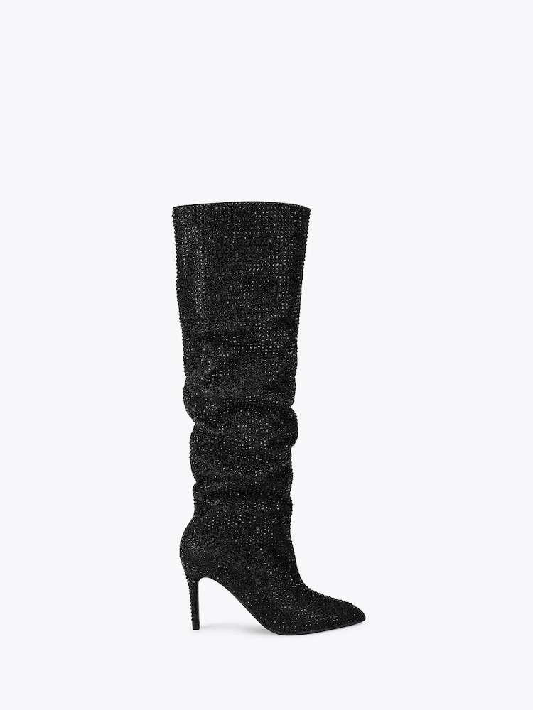 Carvela Black Knee Boots - Image 1 of 4