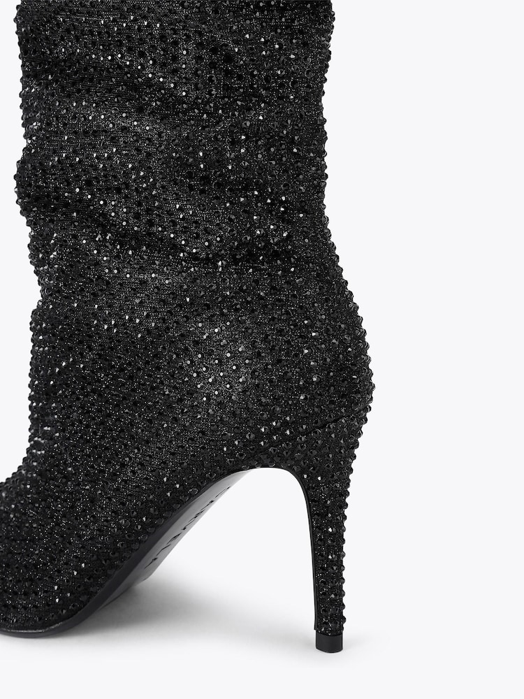 Carvela Black Knee Boots - Image 4 of 4