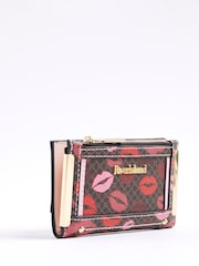 River Island Brown Morgan Collab Lips Print Mini Purse - Image 5 of 6