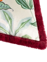 Wylder Multicolour Beatrice Printed Velvet Cushion - Image 4 of 4
