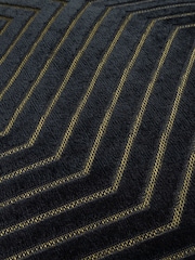 Paoletti Black Evoke Cut Velvet Cushion - Image 4 of 4