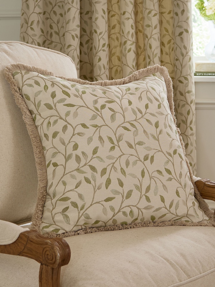 Voyage Maison Lichen Cervino Woven Jaquard Cushion - Image 1 of 5 Voyage Maison Lichen Cervino Woven Jaquard Cushion - Image 1 of 5