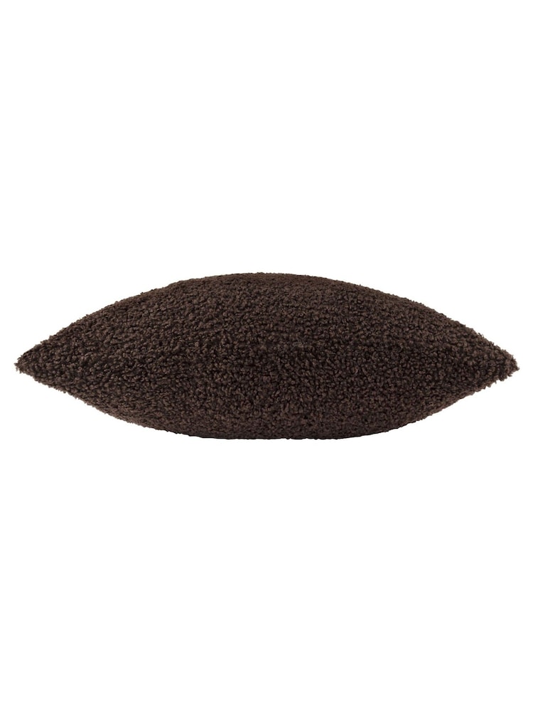 Yard Chocolate Cabu Chunky Boucle Cushion - Image 2 of 3 Yard Chocolate Cabu Chunky Boucle Cushion - Image 2 of 3