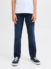 JACK & JONES Junior Blue Clark Straight Regular Fit Jeans - Image 1 of 7