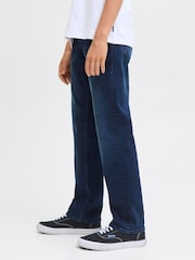 JACK & JONES Junior Blue Clark Straight Regular Fit Jeans - Image 3 of 7