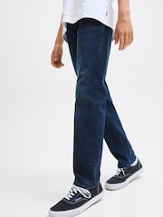 JACK & JONES Junior Blue Clark Straight Regular Fit Jeans - Image 5 of 7
