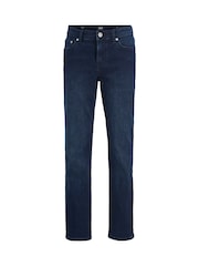 JACK & JONES Junior Blue Clark Straight Regular Fit Jeans - Image 6 of 7