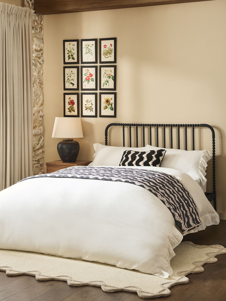 Black Piper Bobbin Metal Bed Frame - Image 1 of 4