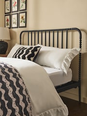 Black Piper Bobbin Metal Bed Frame - Image 2 of 4