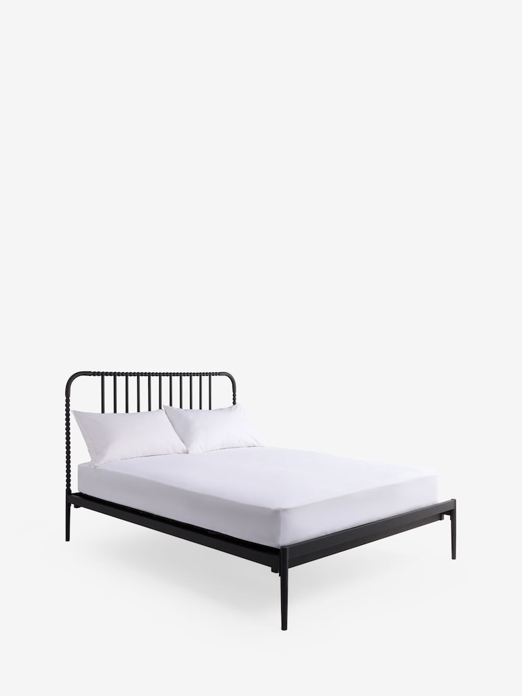 Black Piper Bobbin Metal Bed Frame - Image 4 of 4