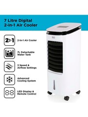 Black & Decker White 7 L Digital Air Cooler - Image 2 of 6