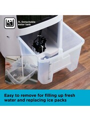 Black & Decker White 7 L Digital Air Cooler - Image 4 of 6