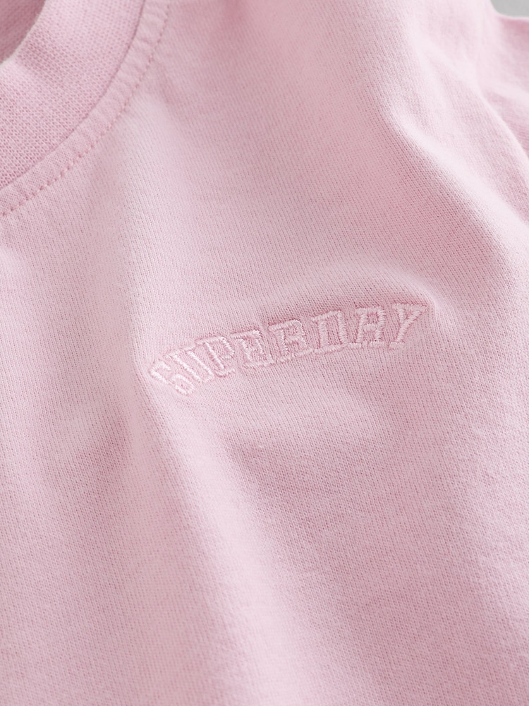 Rosa/Navy - Confezione da t-shirt Superdry 3 - Immagine 7 di 7