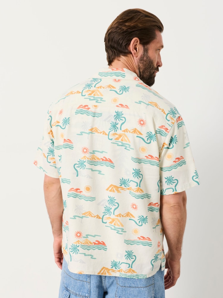 FatFace Multi Short Sleeve Scene Print Shirt - Image 2 of 6