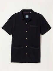 Short Sleeve 3 Pocket Textured Fabric Shirt - Bild 7 von 7