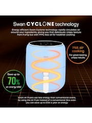 Swan Blue Retro Digital Air Fryer - Image 3 of 6