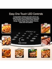 Swan Cream Retro Digital Air Fryer - Image 5 of 6