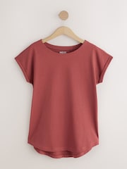 Blue/Brown/Green/White/Yellow - Cap Sleeve Cotton T-Shirts 7 Pack - 14এর মধ্যে 11 ছবি