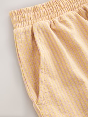 Yellow Gingham Lightweight Shorts - Image 7 of 8