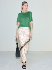 Green N. Premium Linen Crew Neck T-Shirt - Image 3 of 5