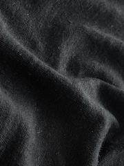 Black N. Premium Linen Crew Neck T-Shirt - Image 9 of 9